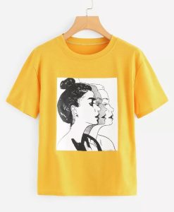 Figure Print Tee