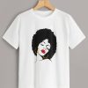 Figure Print Tee T Shirt