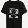 Girl Print Loose T-shirt