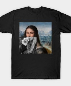 Mona Lisa Smoking Tshirt