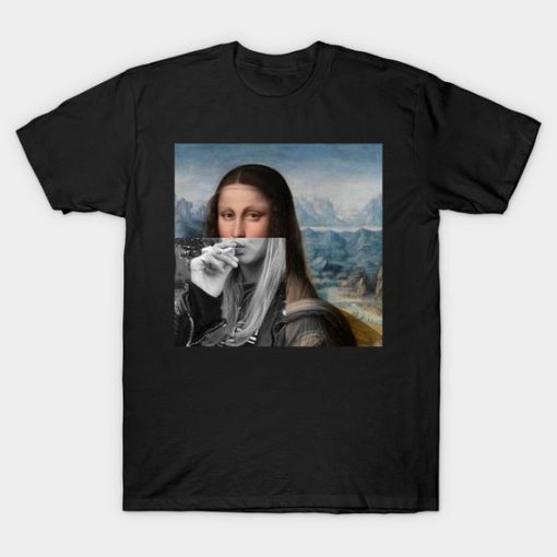 Mona Lisa Smoking Tshirt