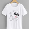 Plus Figure Print Tee T-shirt