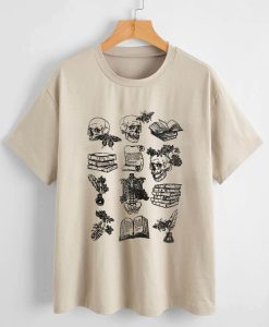 Skeleton Book T-shirt