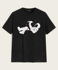 Astronout papper plane T-shirt