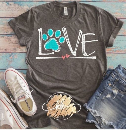 DOG LOVE AESTHETIC T-SHIRT