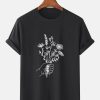 Flower print T-shirt