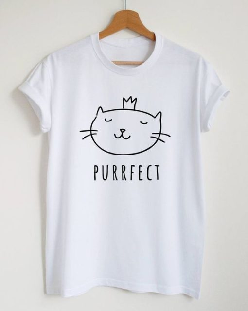 Funny cat shirt Purrefect T-shirt