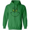 Grinch Face Ugly Christmas hoodie