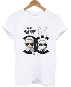 Karl Lagerfeld and Rabbit Graphic T-shirt