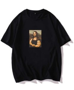 Men Mona Lisa Graphic T-shirt