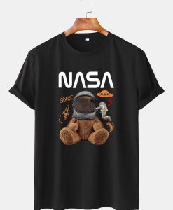 NASA Space Bear Print T-Shirt