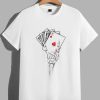 Playing Card And Skeleton Casual T-shirt