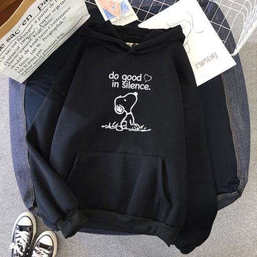 SNOOPY DO GOOD IN SILENCE HOODIE