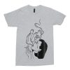 Smoking Girl Print T-shirt