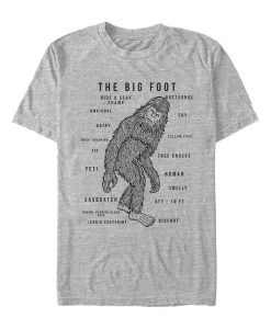 The Big Foot’ Facts t shirt