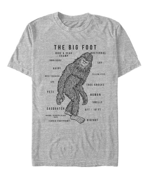 The Big Foot’ Facts t shirt