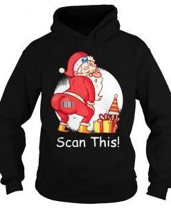 santa scan Hoodiesanta scan Hoodie