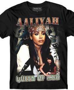 Aaliyah crazy bootleg vintage 90s T-shirt