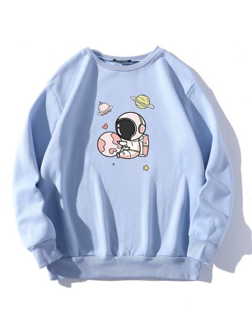 Astronaut Print Sweatshirt