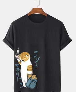 Cat Print T-shirt