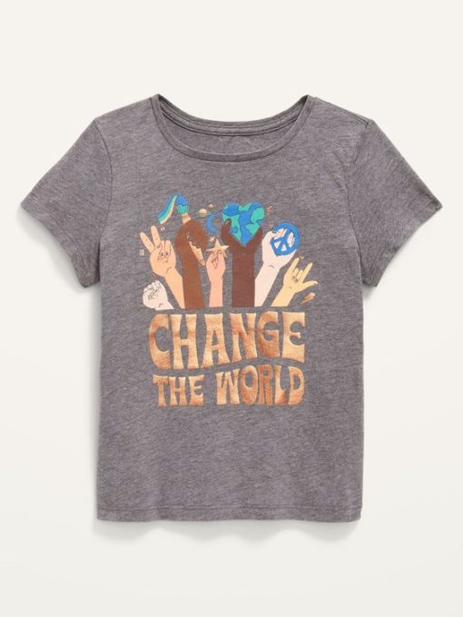 Change The world Graphic T-shirt