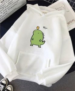 Harajuku Kawaii Cute Dipsy Dinosaur Hoodie