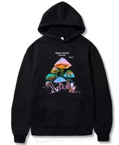 Mushroom Higher World Harajuku hoodie