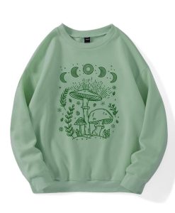 Mushroom Print Sweatshirt