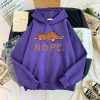 Nope The lazy cat funny cat hoodie