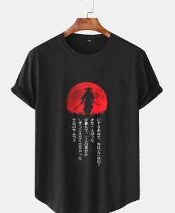 Samurai On Red Sun T-shirt