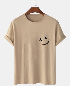 Smile Chest Design Print T-shirt