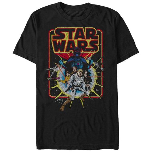 Star Wars Retro Explosion T-Shirt