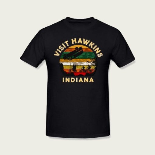 Stranger Things The Upside Down Visit Hawkins Indiana Things t-shirt