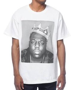 biggie smalls with crown t shirt