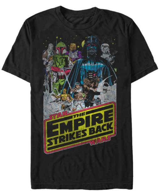 Star Wars Men's Classic Empire Strikes Back Short Sleeve T-Shirt