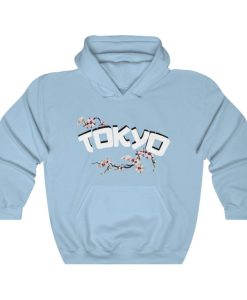 Tokyo Sakura Light Blue hoodie