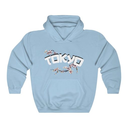 Tokyo Sakura Light Blue hoodie