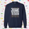Juneteenth Vintage Print Sweatshirt