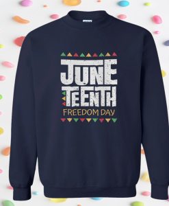 Juneteenth Vintage Print Sweatshirt