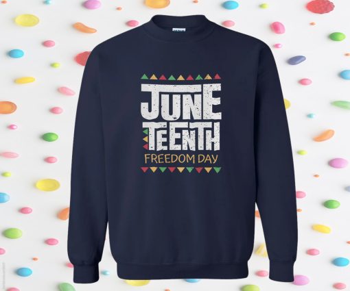 Juneteenth Vintage Print Sweatshirt