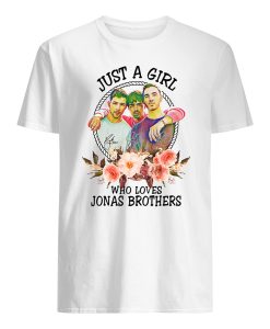 Just a girl who loves jonas brothers mens shirt