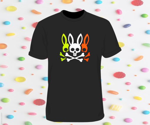 Psychedelic Bunny Psycho Bunny T Shirt