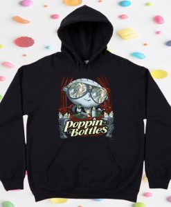 Stewie Poppin Bottles Adult Hoodie