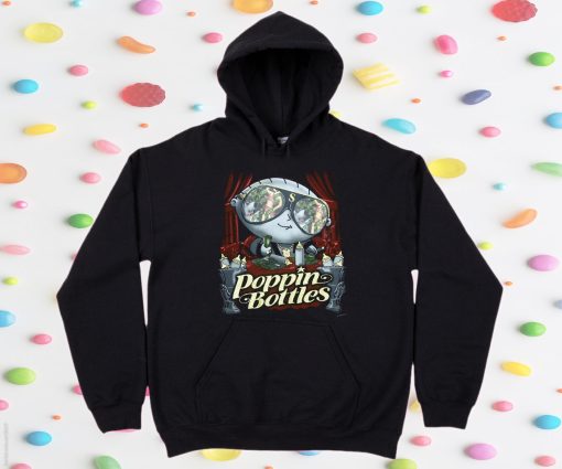 Stewie Poppin Bottles Adult Hoodie