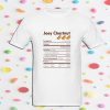 joey chestnut nutrition facts T Shirt