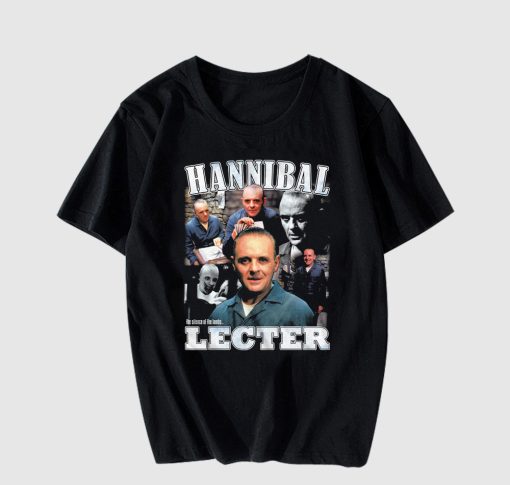 Hannibal Lecter Collage Silence Of The Lambs T-Shirt AL