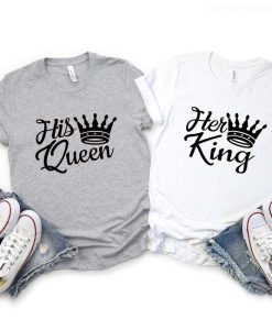 Queen and King T-shirt Couple AL