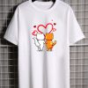 Valentine's Day Cute Couple Cat Love Shirt AL