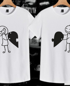 Valentines Day Matching Couple Tshirt AL