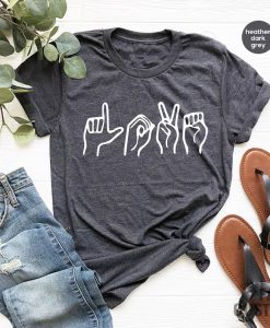 Love Sign Language T-Shirt AL